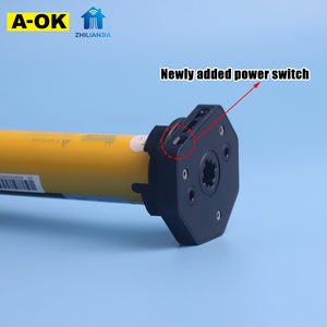 Motor Tubular Recargable A-<span class=keywords><strong>OK</strong></span> de 25 mm con Control Remoto RF, Límite Electrónico, Persiana Enrollable Inalámbrica, Silenciosa, Inteligente para el Hogar, OEM - Product Image 3