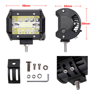 ไฟทำงาน LED สำหรับออฟโรด ขนาด 3.5 นิ้ว 60W 20LED แบบสปอตและฟลัดคอมโบ สำหรับติดตั้งบนหลังคารถยนต์หรือกันชน - Product Image 5