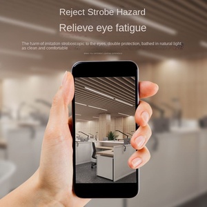 ไฟระย้า LED ติดกระจังหน้าสำนักงานแบบโมเดิร์นไฟแอลอีดีติดพื้นผิวโคมไฟระย้าแบบเส้นตรงสำหรับโรงแรมห้องนอนห้องยิมห้องเรียน - Product Image 6