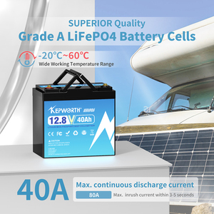 Batería de Litio LiFePO4 Kepworth de 12V 40Ah con más de 6000 ciclos profundos, batería de fosfato de hierro y litio para patinetes infantiles (Stock en la UE) - Product Image 5