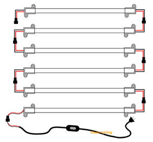<span class=keywords><strong>LED</strong></span> de aluminio duro tira de luz de alto brillo 30cm/40cm SMD <span class=keywords><strong>LED</strong></span> tubo <span class=keywords><strong>fluorescente</strong></span> Bar industrias escaparate de la exhibición lámpara 220V AC - Product Image 6