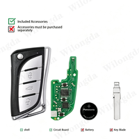 Clé de voiture universelle sans fil XHORSE XNLEX0EN série XN VVDI avec 4 boutons en ABS pour VVDI/Key Tool Max