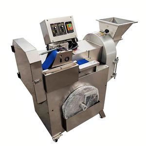 Machine à couper les légumes à double tête, machine à hacher la laitue, trancheuse à pommes de terre, machine à couper les carottes en dés - Product Image 3