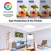 Plafonnier rond à montage en surface pour salon, étanche pour chambre à coucher, lampes LED/éclairage LED/plafonnier LED