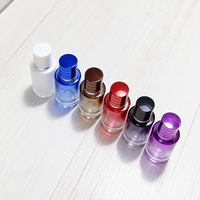 Emballage cosmétique personnalisé de luxe avec étiquette privée, couleurs dégradées, flacon en verre pour parfum, bouchon pulvérisateur à pompe