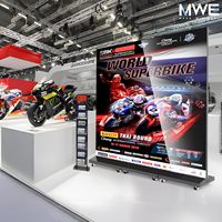 Panneau publicitaire numérique LED pliable, affiche numérique portable, écran d'affichage numérique 80 pouces, connexion Ethernet, luminosité 5000 cd
