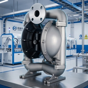 Pompa a Diaframma Pneumatica da 2 Pollici per Trattamento Acque Reflue, Solventi Organici, Composti Reattivi, Carburante Diesel, Irrigazione - Product Image 1