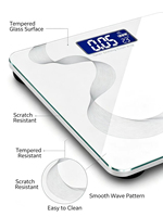 Balance de salle de bain numérique, balance intelligente pour la graisse corporelle, balance Bluetooth, analyseur de composition corporelle, balance de salle de bain
