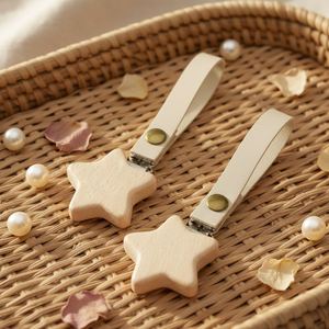 Baby Shower PU Leather <b>Quilt</b> <b>Clip</b> Baby Carriage Stroller Pacifier Anti-drop Anti-kick Children's Shoe <b>Clip</b> Welcome Gifts - Product Image 1