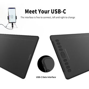 Huion Di Động Pc Pin Miễn Phí Chuyên Nghiệp Tương Tác Kỹ Thuật Số Stylus Bút USB Đồ Họa Vẽ <span class=keywords><strong>Tablet</strong></span> - Product Image 6