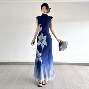 knee length dresses for ladies Mermaid Cheongsam Dress main image 0