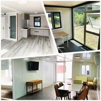 Maison préfabriquée de luxe en acier de 40 pieds, extensible et pliable, conteneur habitable personnalisé, maison préfabriquée de 20/30/40 pieds