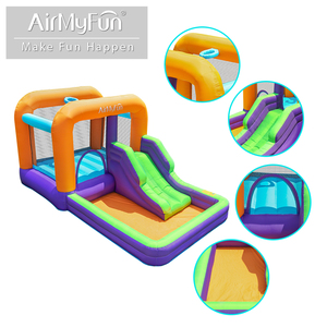 Fabricant OEM/ODM de châteaux gonflables pour enfants, château gonflable en tissu Oxford avec toboggan, château gonflable pour sauter - Product Image 5