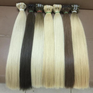 Meilleure vente! Coffret de radiocommande Cheveux lisses 100% naturels, couleur orange gingembre, extension capillaire avec cuticules - Product Image 3