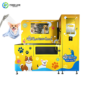 <span class=keywords><strong>Station</strong></span> <span class=keywords><strong>de</strong></span> lavage pour chiens en libre-service avec <span class=keywords><strong>machine</strong></span> distributrice, élévation électrique et structure en acier inoxydable pour animaux <span class=keywords><strong>de</strong></span> compagnie - Product Image 1