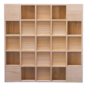 Multifunktionaler quadratischer Reststudio-Schalldiffusor 24 * 24 Zoll Holzplatte Deutschland - Product Image 1