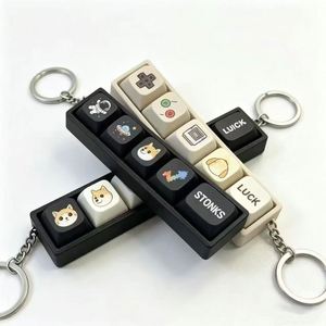 Llavero Personalizado con Tecla de Teclado y Diseño de Logotipo, Llavero de Teclado DIY para Aliviar el Estrés, Tecla de Acrílico Personalizable - Product Image 4