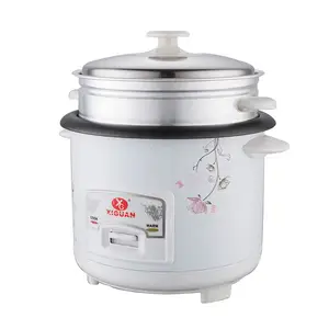 Wholesale Household Kitchen Appliance 2.8L 10 Cup Cylinder Full Body Straight Rice Cooker with Stainless Steel Steamer