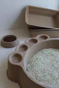 Litière pour chat jetable Melody OEM en forme de patte de chat, capacité 33L, écologique, facile à nettoyer, pour voyage, intérieur et extérieur - Product Image 6