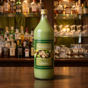 Licor Italiano de Alta Calidad Crema Al Pistacchio Villa Cardea 2 Litros Envase Verde 17% ABV - 6 Botellas/Caja para Postre y Digestivo - Product Image 3