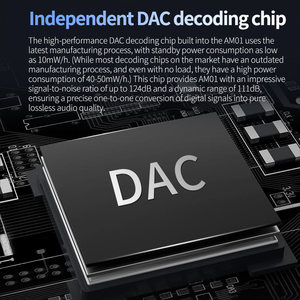 KZ AM01 Type-C To 3.5mm 32bit/384kHz Hi-Fi DAC + IC Decoding Amplifier Dual Chip Earphone Audio Transfer Cable - Product Image 5