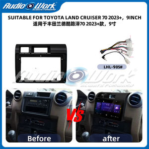Marco para Radio de Coche de 9 Pulgadas Específico para Toyota Land Cruiser <span class=keywords><strong>70</strong></span> 2023+ - Product Image 2