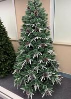Sapin de Noël artificiel floqué de 7 pieds