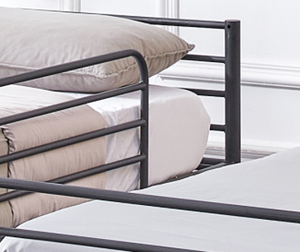 Industrial Grade Two Level Steel <strong>Bunk</strong> <strong>Bed</strong> With Steps for School Dormitory Accommodation - Product Image 2