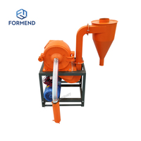 Moulin à farine écologique à aspiration automatique pour le broyage du maïs et du blé, capacité de 600-800 kg/h