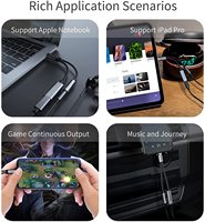 USB c auf 3,5mm Kopfhörer-und Lade adapter USB C PD 3.0 Ladeans chluss an Aux Audio Jack und Schnelllade-Dongle-Kabel