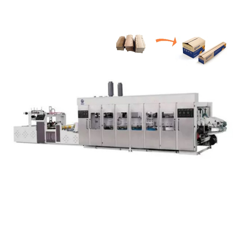 Машина для производства картона, автоматический флексографский принтер, плоттер, ротационный штамповочный резак, машина для склеивания картона