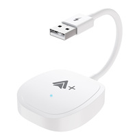 Adaptateur CarPlay sans fil portable, convertisseur filaire vers sans fil CarPlay et Android Auto, boîte de diffusion vidéo TV