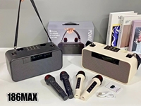 Altavoz de Karaoke Inalámbrico Personalizado de Fábrica con Micrófono Incorporado, Iluminación LED RGB para Uso en Exteriores, Compatible con Teléfonos Móviles y Computadoras