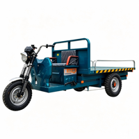 Tricycle élévateur à ciseaux électrique hydraulique, plateforme de levage mobile pour marchandises, véhicule de transfert pour entrepôt et verger