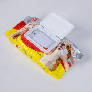 Lingettes multi-usages pour animaux de compagnie, emballage personnalisé, nettoyage complet du corps, des pattes, du derrière, des oreilles, des yeux, sans danger pour les chatons et les chiots, hygiène quotidienne - Product Image 6