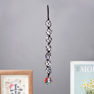 Ornement suspendu pour voiture en pierres naturelles <span class=keywords><strong>7</strong></span> <span class=keywords><strong>Chakras</strong></span>, artisanat en cristal pour la guérison et la décoration de voiture et de maison, vente en gros - Product Image 6