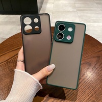 Coque de téléphone translucide pour Redmi 9A 9C 13C 14C Note 14 Pro + Note 13 12S 12 PRO PLUS A1 A2 Smoke Hard Back Cover