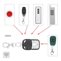Télécommande universelle sans fil 315 433 MHz, duplicateur de code RF, ouvre-porte de garage et interrupteurs de porte enroulable