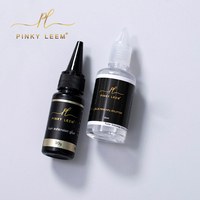 Pinky Leem Extension de cheveux naturels colle claire perruques de cheveux humains Curly Ice Glue Gel Extensions Kit d'outils d'extension de cheveux ensemble