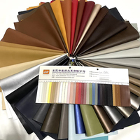 Tissu simili cuir uni de gros d'usine cuir synthétique pour chaussures produits en cuir