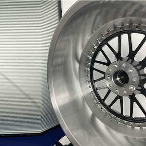 Jantes forgées OEM <span class=keywords><strong>LM</strong></span> 2 pièces 19x9.5 avant 19x11 arrière pour BMW F80 M3, centre argent diamant, lèvre polie, prêtes à être expédiées aujourd'hui - Product Image 4