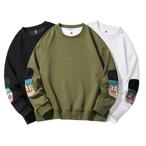 เสื้อฮู้ดดี้ผู้ชายแบบสวมหัว ผ้าเทอร์รี่ ดีไซน์เว้าช่วงตัว สำหรับฤดูใบไม้ผลิ ไซส์พลัส ทรงปกติ - Product Image 1