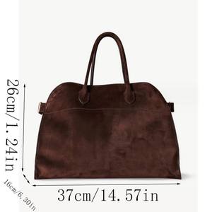 กระเป๋าถือผู้หญิงแฟชั่นฤดูใบไม้ร่วงฤดูหนาว ดีไซน์หรูหรา ขนาดใหญ่ จุของได้เยอะ ทำจากหนังกลับ สะพายไหล่เดียว ลายพิมพ์ดิจิทัล ซับในโพลีเอสเตอร์ - Product Image 2