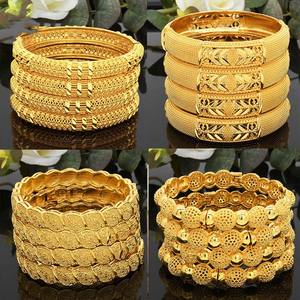 Brazalete <span class=keywords><strong>de</strong></span> Oro <span class=keywords><strong>de</strong></span> <span class=keywords><strong>Arena</strong></span> Africano <span class=keywords><strong>de</strong></span> Dubái, Brazalete <span class=keywords><strong>de</strong></span> Mujer, Chapado en Oro <span class=keywords><strong>de</strong></span> 24K, Tallado Hueco con Tótem, Brazalete <span class=keywords><strong>de</strong></span> Novia, Venta al por Mayor - Product Image 2