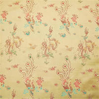 Vente en gros de tissu brocart jacquard en polyester motif dragon et phénix pour textile à la maison