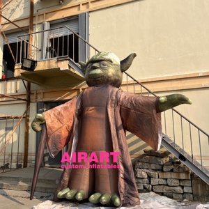 <span class=keywords><strong>Personnage</strong></span> de dessin animé géant gonflable bébé Yoda Monster pour la publicité - Product Image 6