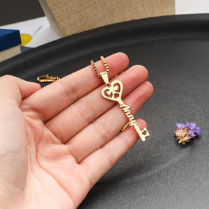 Personalizado personalizado de acero inoxidable clave diseño nombre colgante collar accesorio de moda - Product Image 5