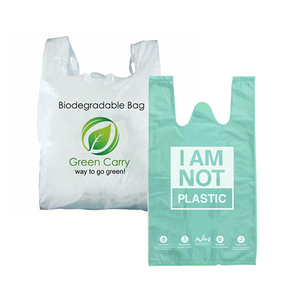 Sac écologique vert clair D2W 100% Oxo-Biodégradable - Product Image 2