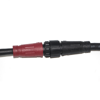 Conector Redondo de Nylon M16 de 4 Pines con Bloqueo de Rosca, Macho y Hembra, Impermeable IP67 para Equipos Eléctricos de Exterior