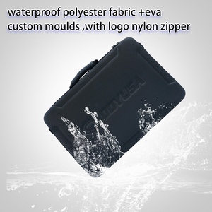 사용자 정의 로고 심플한 디자인 지퍼 클로저 블랙 48x33cm 방수 내구성 휴대용 에바 하드 쉘 케이스 - Product Image 5